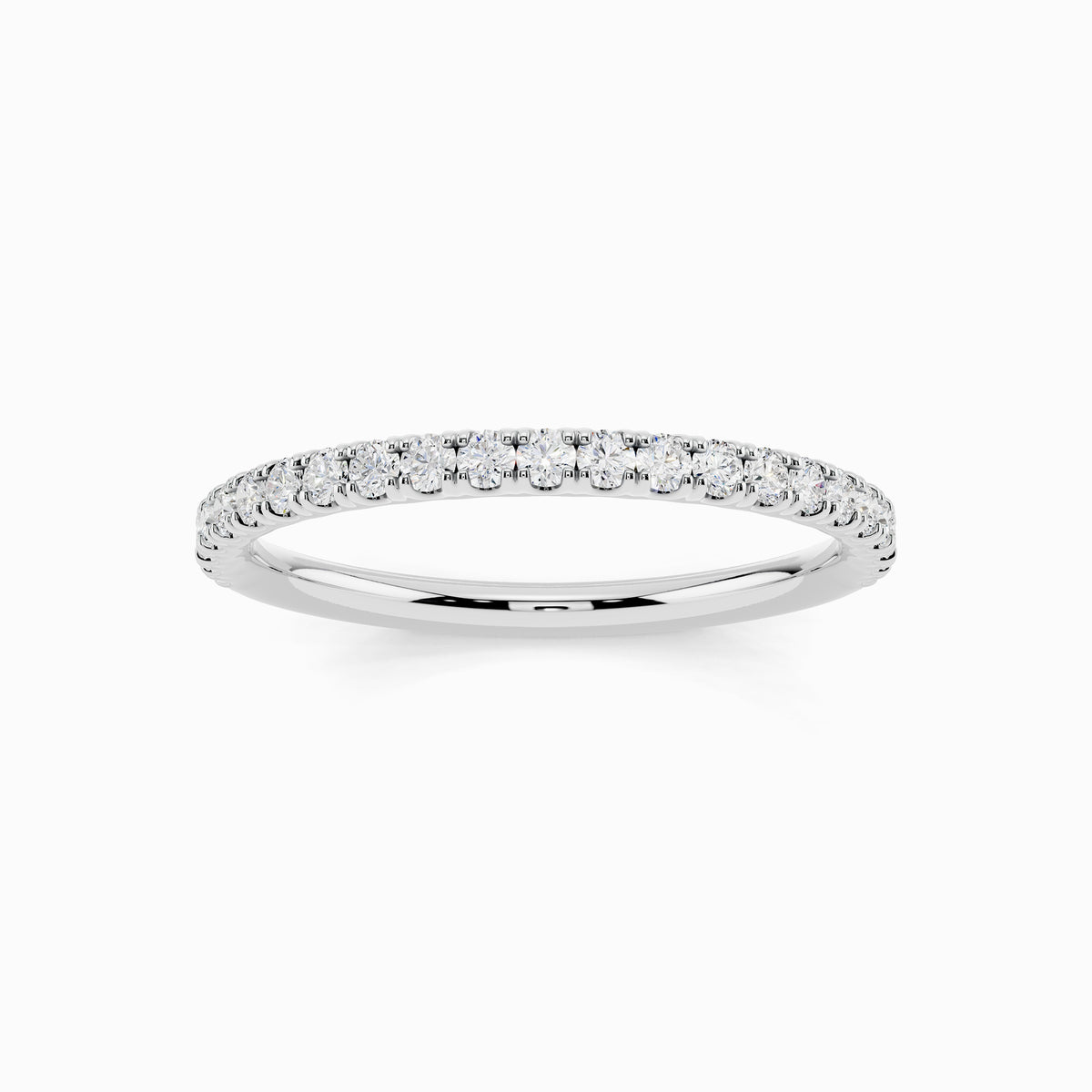 Roseline Half Eternity 0.17 Carat Round Cut Wedding Ring