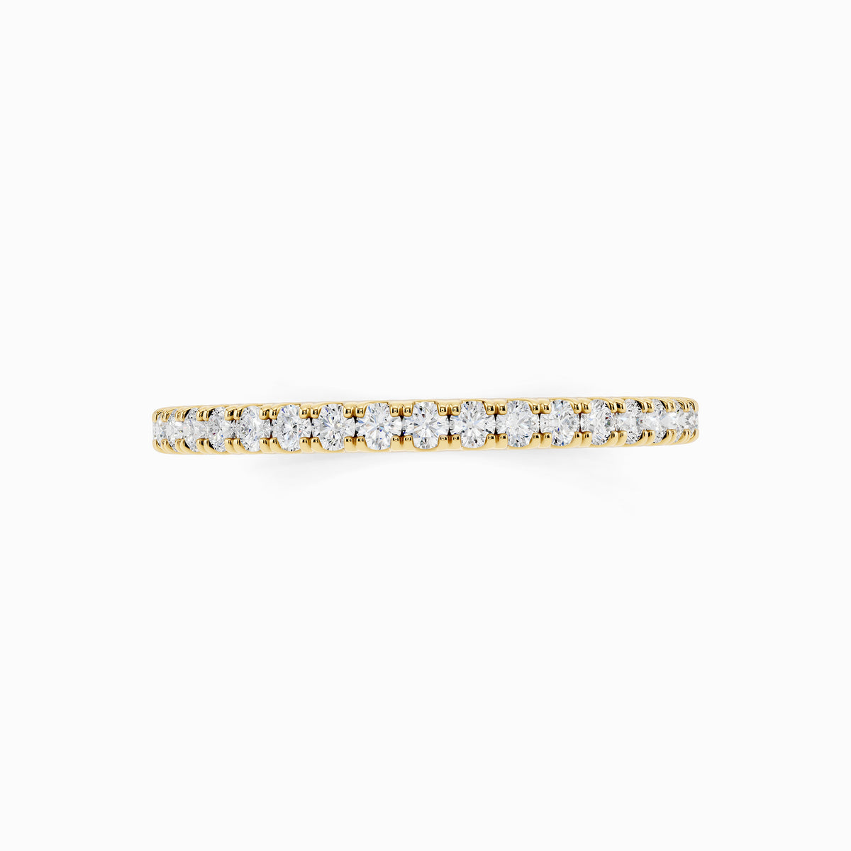 Roseline Half Eternity 0.33 Carat  Round Cut Wedding Ring
