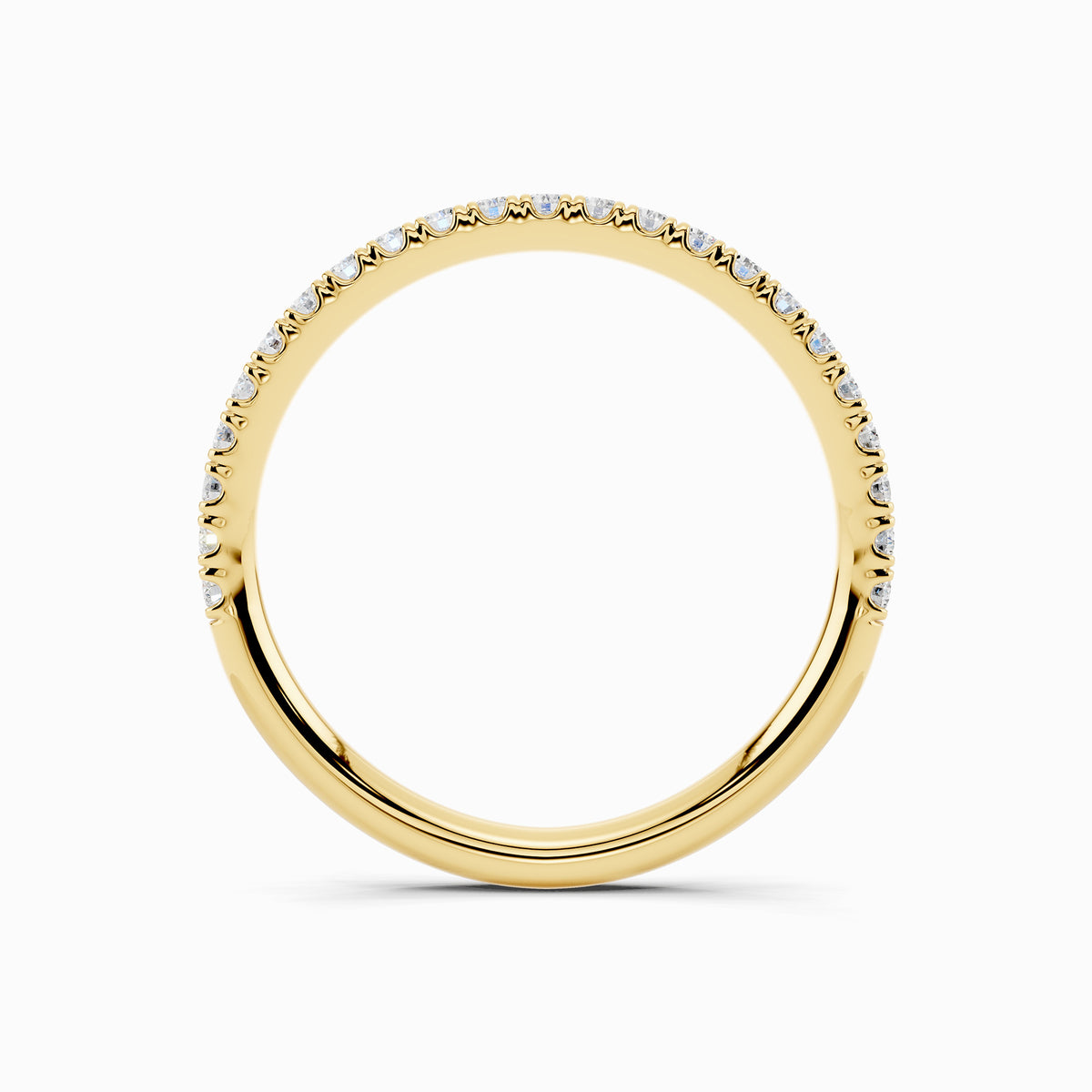 Roseline Half Eternity 0.17 Carat Round Cut Wedding Ring