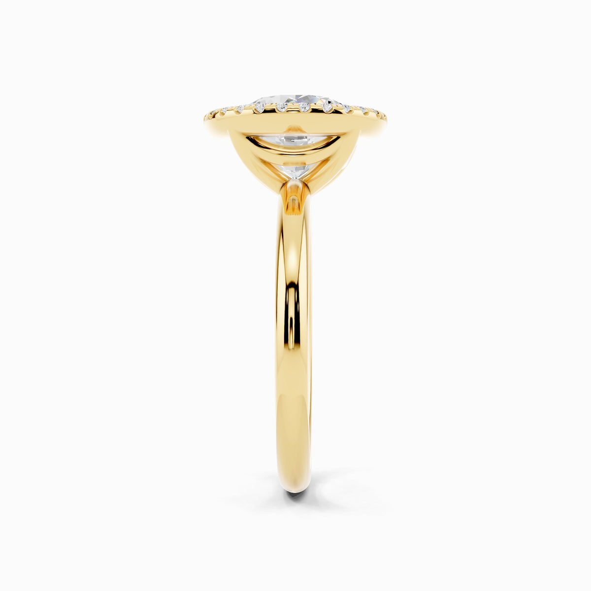 Marilla Round Cut Halo Engagement Ring