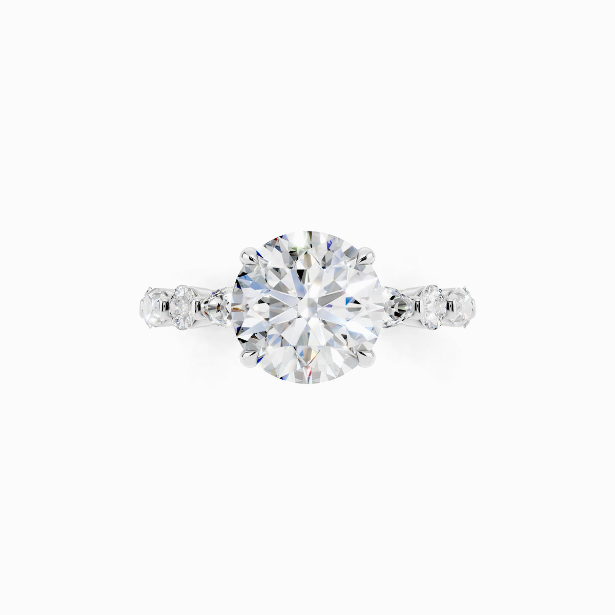Sira Round Cut Engagement Ring