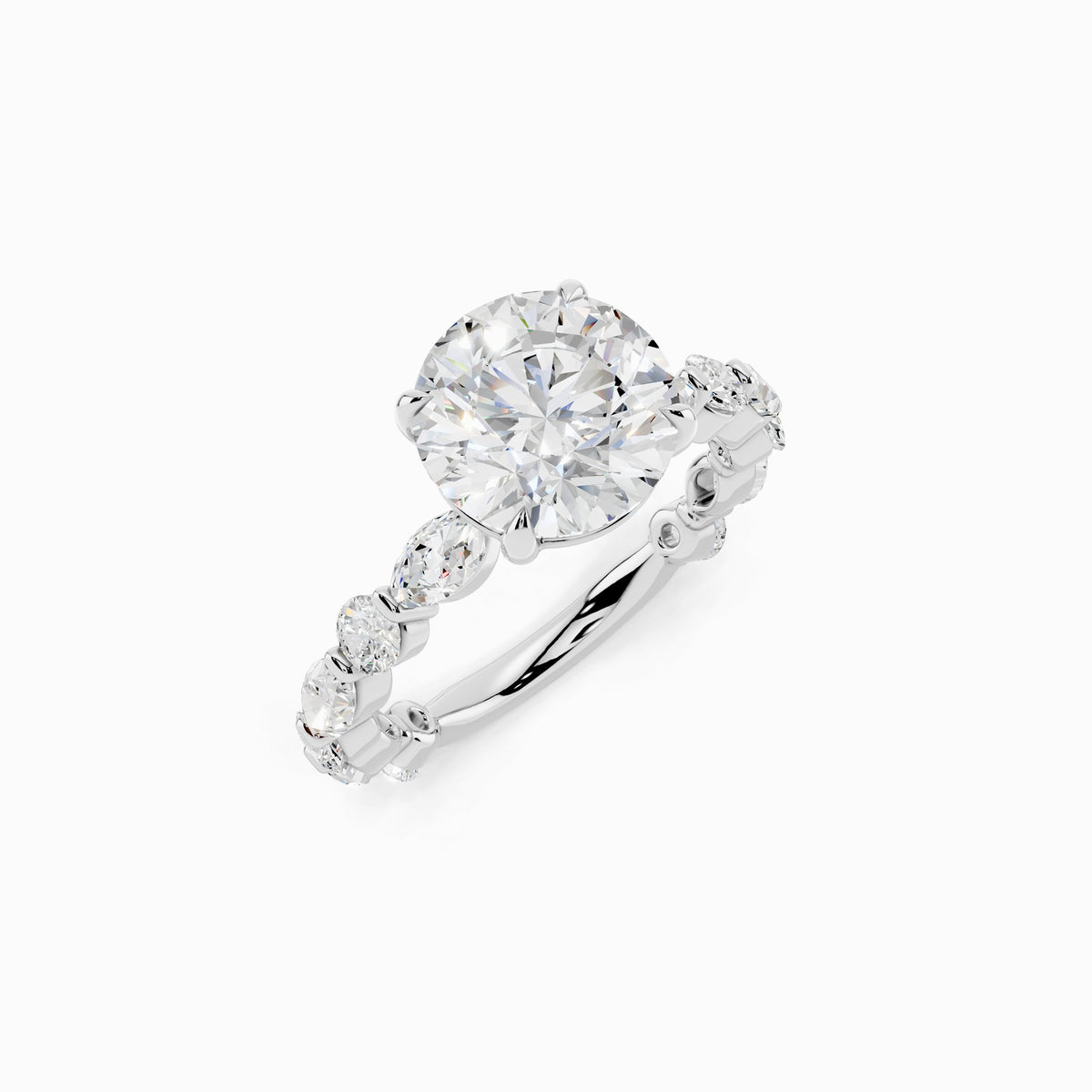 Sira Round Cut Engagement Ring