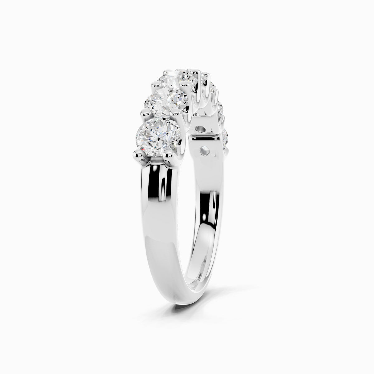 Arali Seven Stone 1.75 Carat Round Cut Wedding Ring