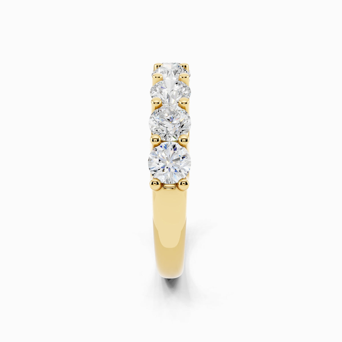 Arali Seven Stone 2 Carat Round Cut Wedding Ring