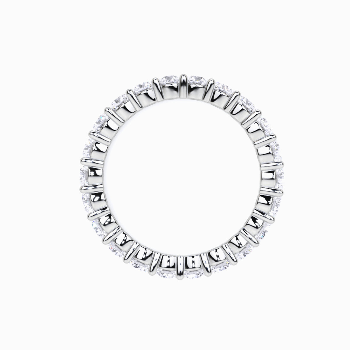 Roselle Eternity 4 Carat Round Cut Wedding Ring