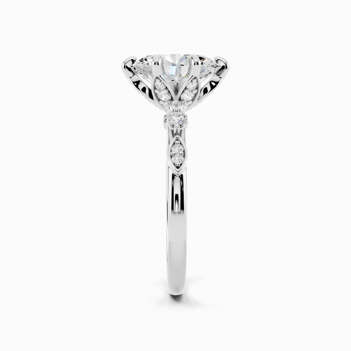 Daphne Oval Cut Engagement Ring