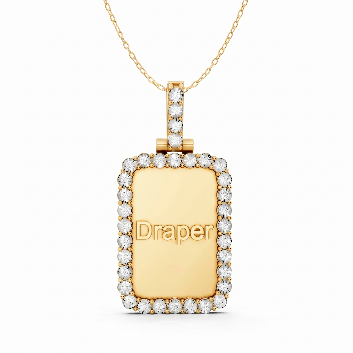 Classic Diamond Pendant 601212p - Yellow Gold